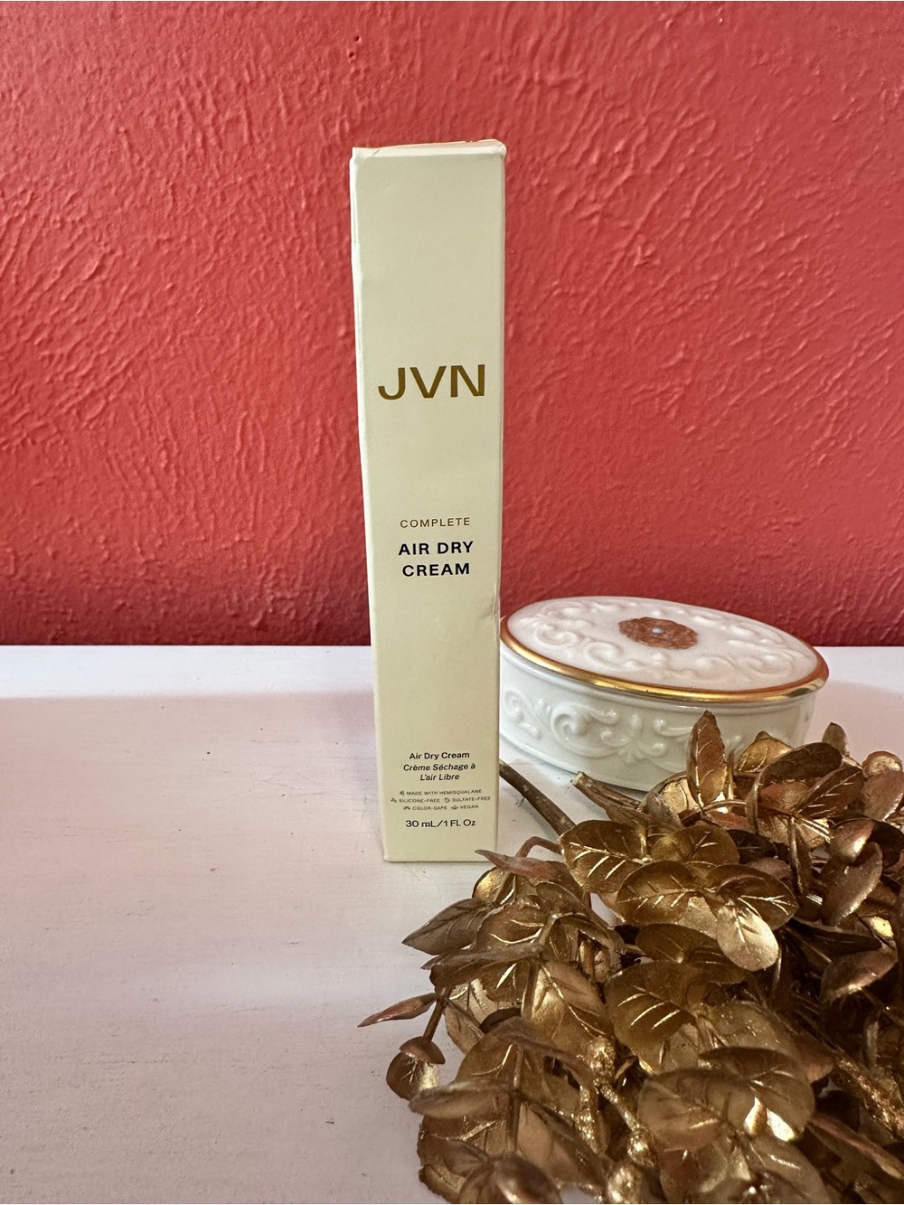 JVN Air Dry Cream - Cream & Gold Packaging